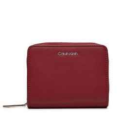 Mały Portfel Damski Calvin Klein. Czerwone portfele Calvin Klein, bez wzorów. Za 179.99 zł.