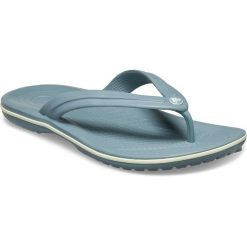 Japonki damskie Crocs Flip. Niebieskie japonki Crocs, bez wzorów, z materiału. Za 169.99 zł.
