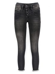 Herrlicher Dżinsy - Skinny fit - w kolorze czarnym rozmiar: W24. Czarne jeansy Herrlicher, z aplikacjami, ze skóry, klasyczne. Za 96.60 zł.