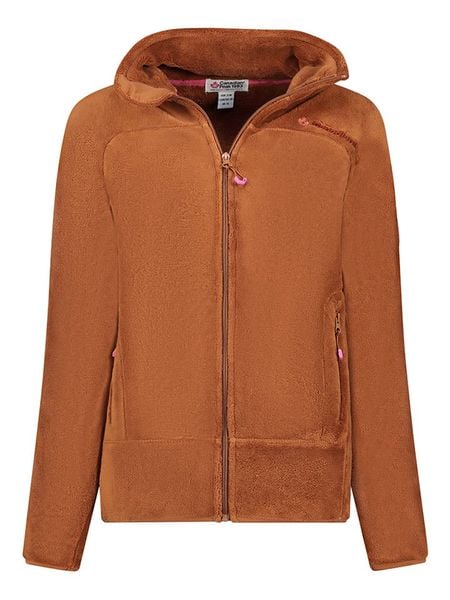 Canadian Peak Kurtka polarowa "Udilas" w kolorze jasnobrązowym rozmiar: XL. Brązowe kurtki Canadian Peak, xl, bez wzorów, z materiału, bez kaptura. Za 131.12 zł.