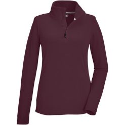 Bluza damska Killtec KSW 101 WMN FLC SHRT. Brązowe bluzy Killtec, bez wzorów, bez ramiączek, bez kaptura. W wyprzedaży za 89.99 zł.