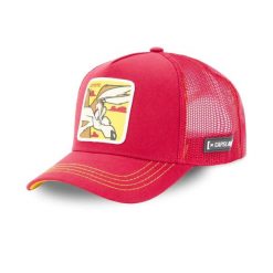 Czapka z daszkiem Capslab Looney Tunes Wile E Coyote Trucker CL/LOO5/1/COY1. Czerwone czapki z daszkiem CapsLab, bez wzorów, sportowe. Za 149.00 zł.