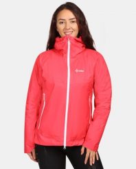 Damska kurtka hardshell Kilpi HURRICANE-W. Czerwone kurtki do biegania Kilpi, l, bez wzorów, z hardshellu, bez kaptura, do biegania. Za 731.89 zł.