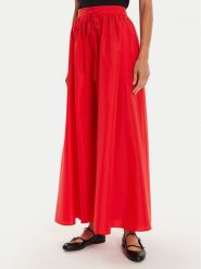STAUD Spódnica trapezowa Eden R24P6106TN Czerwony Regular Fit. Czerwone spódnice STAUD, xs, bez wzorów, z syntetyku, trapezowe. Za 789.99 zł.