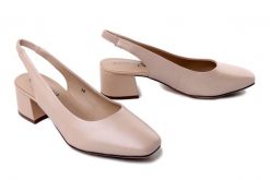 Caprice 9-29500-42 433 beige perlato, czółenka damskie. Brązowe czółenka Caprice, bez wzorów, ze skóry, eleganckie, bez obcasa, bez zapięcia. Za 239.92 zł.