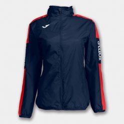 Damska kurtka przeciwdeszczowa Joma Champion Ship IV - Navy/Czerwony, XL. Czerwone kurtki Joma, xl, bez wzorów, bez kaptura. Za 169.99 zł.