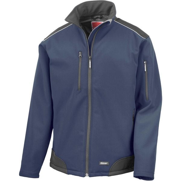 Kurtka Result Softshell Ripstop. Czarne kurtki RESULT, l, bez wzorów, z elastanu, bez kaptura. Za 225.50 zł.
