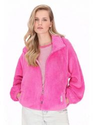 Schmuddelwedda Kurtka polarowa w kolorze różowym rozmiar: XS. Różowe kurtki Schmuddelwedda, xs, bez wzorów, z polaru, bez kaptura. Za 165.99 zł.