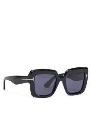 Tom Ford Okulary przeciwsłoneczne FT1157 01A Czarny. Czarne okulary przeciwsłoneczne TOM FORD, bez wzorów, z tworzywa sztucznego. Za 1,139.00 zł.