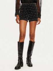 TWINSET Szorty materiałowe 242TT2242 Czarny Slim Fit. Czarne szorty Twinset, bez wzorów, z materiału. Za 729.99 zł.