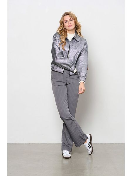 &Co Woman Kurtka "Zoey" w kolorze srebrnym rozmiar: XL. Szare kurtki &Co Woman, xl, bez wzorów, bez kaptura. Za 198.10 zł.