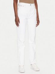 Calvin Klein Jeans Jeansy Authentic J20J225136 Biały Straight Fit. Białe jeansy Calvin Klein Jeans, bez wzorów, z bawełny. Za 249.99 zł.