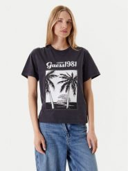 Guess T-Shirt W5YI17 I3Z14 Szary Regular Fit. Szare t-shirty Guess, l, z aplikacjami, z bawełny, bez kołnierzyka, bez ramiączek. Za 239.99 zł.