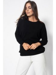 Perfect Cashmere Kaszmirowy sweter "Molly" w kolorze czarnym rozmiar: M. Czarne swetry Perfect Cashmere, m, bez wzorów, z kaszmiru, bez ramiączek. Za 263.53 zł.