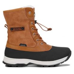 Śniegowce Luhta. Brązowe śniegowce Luhta, bez wzorów, bez zapięcia. Za 429.99 zł.