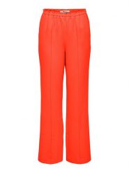 ONLY Spodnie "Abba" w kolorze pomarańczowym rozmiar: 34/L32. Pomarańczowe spodnie materiałowe ONLY, bez wzorów, z materiału. Za 32.52 zł.