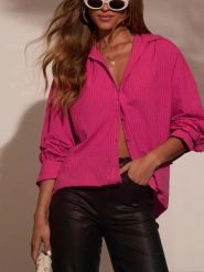 LA Angels Koszula w kolorze różowym rozmiar: M. Różowe koszule LA Angels, m, bez wzorów, bez kołnierzyka, bez ramiączek. Za 152.99 zł.