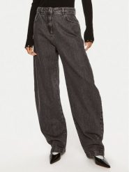 Patrizia Pepe Jeansy 8P0641 D1WZN K458 Czarny Relaxed Fit. Czarne jeansy Patrizia Pepe, bez wzorów, z bawełny. Za 719.99 zł.