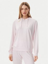 Guess Bluza O5GQ00 KCQP2 Różowy Regular Fit. Czerwone bluzy Guess, xs, z aplikacjami, z wiskozy, bez kaptura. Za 139.99 zł.