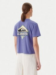 Quiksilver T-Shirt EQWZT03181 Fioletowy. Fioletowe t-shirty Quiksilver, l, bez wzorów, z bawełny, bez kołnierzyka, bez ramiączek. Za 109.99 zł.
