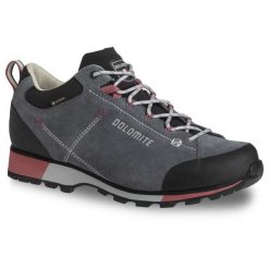 Buty trekkingowe damskie Dolomite Cinquantaquattro Hike Low Evo GTX. Czerwone trekkingi Dolomite, bez wzorów, z gore-texu, bez zapięcia, trekkingowe, gore-tex. Za 632.00 zł.