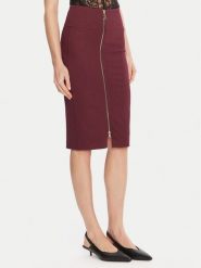 Patrizia Pepe Spódnica ołówkowa 8G0485 A025 Bordowy Regular Fit. Czerwone spódnice Patrizia Pepe, bez wzorów, z syntetyku, ołówkowe. Za 849.99 zł.