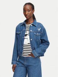 KARL LAGERFELD Kurtka jeansowa B3W14010 Niebieski Regular Fit. Niebieskie kurtki KARL LAGERFELD, xs, bez wzorów, z bawełny, bez kaptura. Za 849.99 zł.