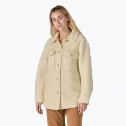 Kurtka damska Patagonia Retro Pile Shacket. Brązowe kurtki Patagonia, bez wzorów, retro, bez kaptura. Za 739.99 zł.