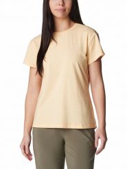 Columbia Koszulka sportowa "Sun Trek™" w kolorze beżowym rozmiar: XL. Brązowe t-shirty sportowe Columbia, xl, bez wzorów, z materiału, bez ramiączek, outdoorowe. Za 66.31 zł.