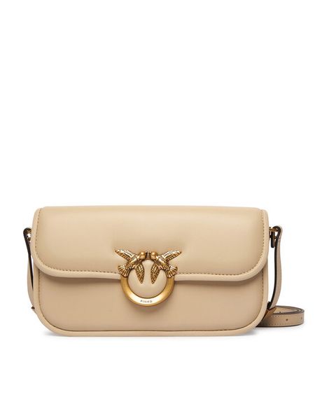 PINKO Torebka Love Box Baguette Al 25-26 PLTT 105083 A26L Beżowy. Brązowe torebki klasyczne Pinko, bez wzorów, ze skóry, bez dodatków. Za 1,649.00 zł.