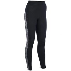 Damskie legginsy Avento. Czarne legginsy sportowe Avento, bez wzorów, z materiału, do biegania. Za 156.50 zł.