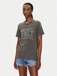 ONLY T-Shirt Lucy 15332190 Czarny Regular Fit. Czarne t-shirty ONLY, xs, bez wzorów, z bawełny, bez kołnierzyka, bez ramiączek. Za 69.99 zł.