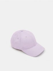 Czapka z daszkiem - różowy. Czerwone czapki z daszkiem Sinsay, bez wzorów. Za 9.99 zł.