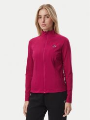 Lacoste Bluza techniczna SF0145 Czerwony Slim Fit. Czerwone bluzy bez kaptura Lacoste, bez wzorów, z syntetyku, bez kaptura, na fitness i siłownię. Za 318.99 zł.