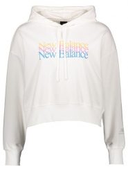 New Balance Bluza "Essentials Celebrate" w kolorze białym rozmiar: XL. Białe bluzy New Balance, xl, bez wzorów, bez ramiączek, z kapturem. Za 198.10 zł.