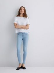 MAVI Dżinsy "Lexy" - Skinny fit - w kolorze błękitnym rozmiar: W29/L27. Niebieskie jeansy Mavi, l, bez wzorów, klasyczne. Za 124.95 zł.