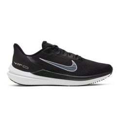 Buty Nike NIKE Air Winflo 9 W DD6203-001 czarne. Czarne buty do biegania Nike, bez wzorów, z gumy, bez zapięcia, do biegania. Za 573.73 zł.