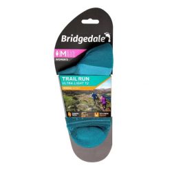 Skarpety do biegania Bridgedale UL T2 MERINO 3/4 LD. Zielone skarpetki Bridgedale, bez wzorów, z elastanu. Za 87.99 zł.