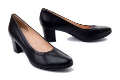 BIOECO BY ARKA 5522 1554 czarny, czółenka damskie. Czarne czółenka Bioeco by Arka, bez wzorów, ze skóry, bez obcasa, na obcasie, bez zapięcia. Za 248.43 zł.