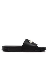 Adidas Klapki adilette Shower GW8747 Czarny. Czarne klapki adidas, bez wzorów, z materiału, sportowe, bez obcasa, bez zapięcia. Za 129.99 zł.