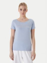 EA7 Emporio Armani T-Shirt 7W000978 AF10373 U9309 Niebieski Regular Fit. Niebieskie t-shirty EA7 Emporio Armani, xl, bez wzorów, z bawełny, bez kołnierzyka, bez ramiączek. Za 329.99 zł.