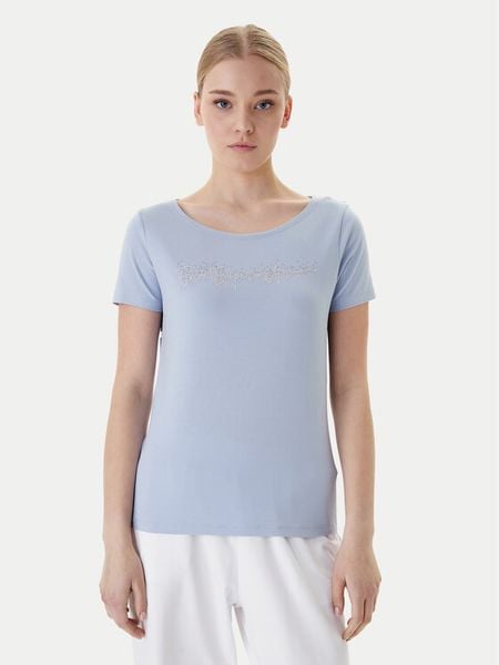 EA7 Emporio Armani T-Shirt 7W000978 AF10373 U9309 Niebieski Regular Fit. Niebieskie t-shirty EA7 Emporio Armani, xs, bez wzorów, z bawełny, bez kołnierzyka, bez ramiączek. Za 329.99 zł.