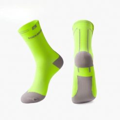 Skarpety rowerowe/sportowe unisex Rockbros 4900680 antybakteryjne. Brązowe skarpetki ROCKBROS, bez wzorów, z materiału. Za 16.00 zł.