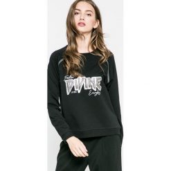 Liu Jo - Bluza. Czarne bluzy marki Liu Jo, z nadrukiem, z bawełny. W wyprzedaży za 329.90 zł.