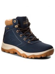 Sprandi Trapery BP40-6246Y Granatowy. Niebieskie traperki Sprandi, bez wzorów, ze skóry, bez obcasa, bez zapięcia. Za 62.99 zł.