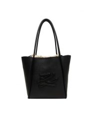 KARL LAGERFELD Torebka B2W30051 Czarny. Czarne shopper bag KARL LAGERFELD, bez wzorów, ze skóry, bez dodatków. Za 1,399.00 zł.
