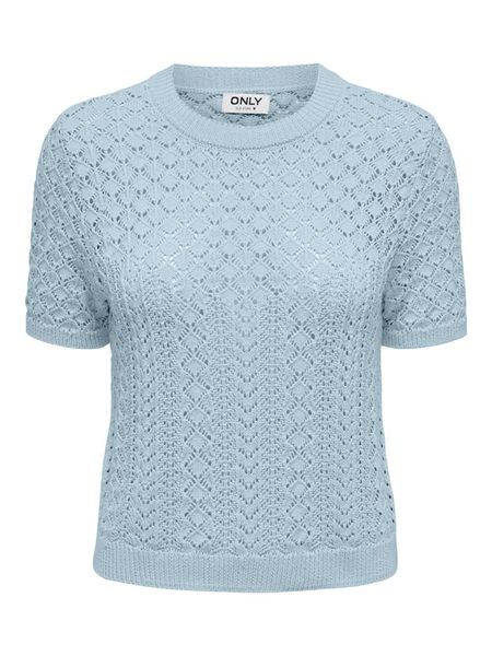 ONLY Sweter w kolorze błękitnym rozmiar: S. Niebieskie swetry ONLY, s, bez wzorów, bez ramiączek. Za 69.91 zł.