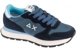 Buty sportowe Sneakersy damskie, Ally Solid. Czarne buty treningowe SUN68, bez wzorów, z materiału, przed kostkę, bez zapięcia, trekkingowe. Za 399.99 zł.