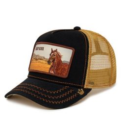 Czapka z daszkiem Goorin Bros. Brązowe czapki z daszkiem Goorin Bros, bez wzorów. Za 169.99 zł.