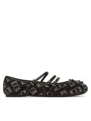 PINKO Baleriny Gioia 10 SD0299 E025 Czarny. Czarne baleriny Pinko, bez wzorów, z materiału, bez obcasa, bez zapięcia. Za 579.99 zł.